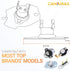 Canamax Complete 3977393 Thermal Cut-Off Switch 3977767 High-Limit Thermostat 3392519 Thermal Fuse 3387134 Cycling Thermostat Dryer Kit Premium Replacement - Fit for Whirlpool Kenmore Models