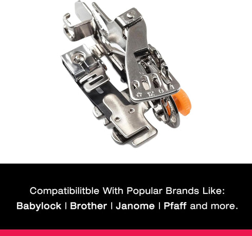 Singer 2500270 Sewing Machine Ruffler Attachment Presser Foot for Low-Shank Sewing Machines, Silver...