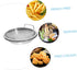 1 Set Mesh Drain Pan Oil Draining Net Egg Steamer Rack Stovetop Barbecue Grill Fried Food Serving Tray Roasting Pans for Ovens Stainless Steel Foo...
