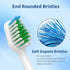 Replacement Toothbrush Heads for AquaSonic Duo Series, 5 White & 5 Black Brush Heads with Covers...