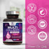 Collagen Peptides for Women & Men, Type I, II, III, V, X Hydrolyzed Collagen Pills, Grass Fed Non-GMO Multi Collagen Peptides Supplements, Hair, S...