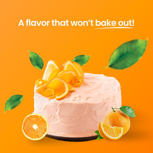 LorAnn Oils Orange Bakery Emulsion: True Essence, Ideal for Boosting Fruit Tones in Cakes, Cookies & Desserts, Gluten-Free, Keto-Friendly, Extract...