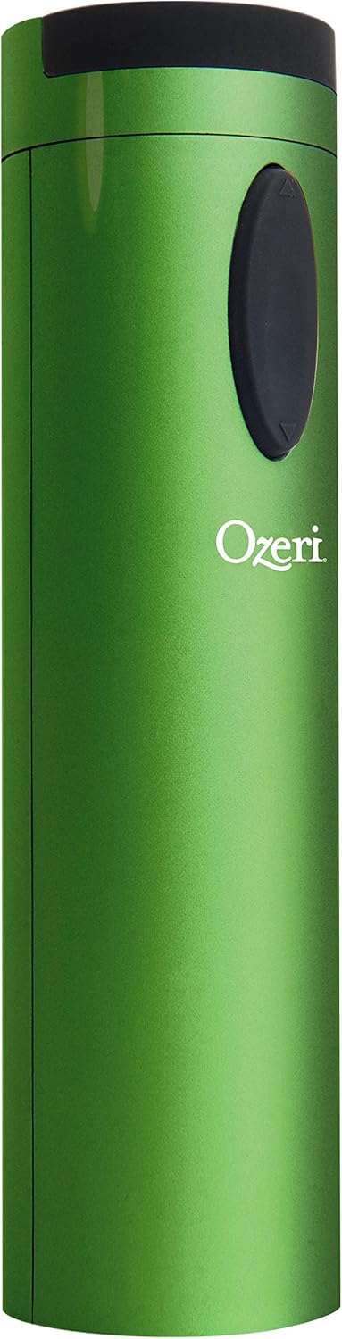 Ozeri Fascina Electric Wine Bottle Opener and Corkscrew, Lime Green...