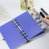 A6 Blue Cash Envelope, 2 Sets 6 Hole Budget Loose Leaf Binder Pockets Index Envelopes for Budgeting Money Saving (3 Set, 15 Pockets)...