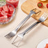 2PCS Watermelon Fork Cutter, 2-in-1 Stainless Steel Cutters, Dual Head Watermelon Slicer Knife, Kitchen Cutter Knife for Family...