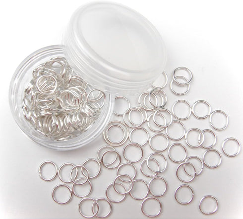 ALL in ONE 1000pcs Open Jump Rings Jewelry Making (Silver 8mm)...