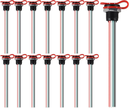 15PCS USB-C Charging Connector Type-C Female Chassis 4 Pin Socket Connector Waterproof USB C Pigtail Cable Extension Power Cable 3A USB-C Charger ...