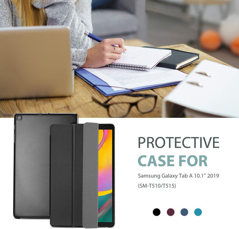ProCase Slim Case for Galaxy Tab A 10.1 2019 Model T510 T515 T517, Lightweight Stand Case Shell Cover for 10.1 Inch Galaxy Tab A Tablet SM-T510 SM...