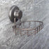 Super Powerful Vacuum Suction Cup Soap Dish - Strong Stainless Steel Sponge Holder for Bathroom & Kitchen (Bronze)...