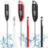 Waterproof Food Thermometer with Long Probe Digital Meat Thermometer for Water, Liquid, Candle and Cooking Instant Read Thermometer for Kitchen BB...