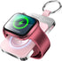 Portable Wireless Charger Compatible for Apple Watch Series 9/8/UItra/7/6/5/4/3/2/SE, 1500mAh Portable iWatch Charger Travel, Magnetic Portable Wa...
