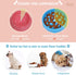 JASGOOD Slow Feeder Dog Bowl for Medium Dogs Slow Feeding Interactive Bloat Stop Dog Bowls,Blue,Medium...