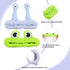 2pcs Skincare Headbands & 4pcs Spa Wristbands, Frog Headband & Snail Headband Puffy Makeup Headband Cartoon Face Wash Head Band Flannel Elastic Ha...