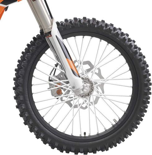 PSLER 72 PCS White Spoke Skins Spoke Covers Trim Wrap Cover Decoration Protector Pipe Motorcycle Motocross Pit Dirt Bike...