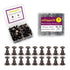 50 Sets M5*6 Gun Black Chicago Screw Kit Leather Rivets Screw Rivets Chicago Screw Buttons DIY Leather Trim...