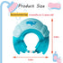 Baby Shower Cap Shield, Shower Cap for Kids, Visor Hat for Eye and Ear Protection for 0-9 Years Old Children,Cute whale shape Makes the Baby Bath ...