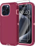 Annymall for iPhone 15 Pro Case with 2 Screen Protector,Shockproof Drop Protection Full Body Heavy Duty 3-Layer Military Rugged Durable Phone Cove...