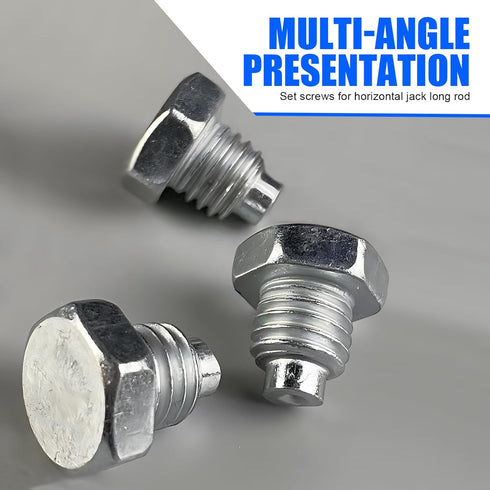 3 PCS 3 Ton 4 Ton Car Horizontal Jack Pressure Rod Fixed Screw, Waterproof Durable Metal Vehicle Jack Handle Bolt, Universal Automotive Repair Scr...
