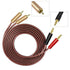 MEIRIYFA 2RCA Plugs to 2 Banana Plugs Speaker Wire, Dual Banana Plug to RCA Male Plug OFC HiFi Speaker Cable for Speaker Subwoofer - 2M...
