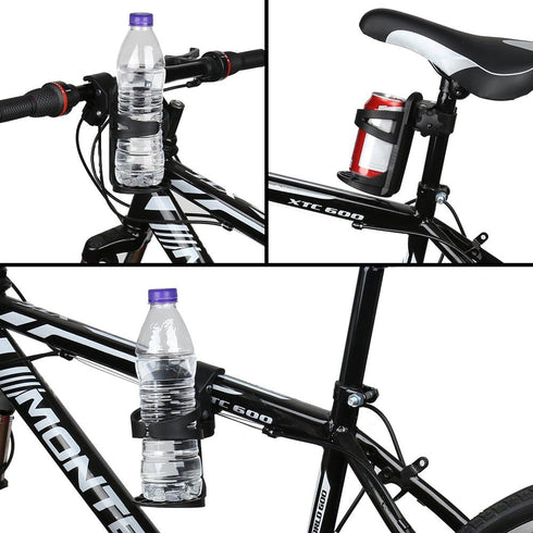 Accmor Bike Water Bottle Holder No Screws, Bike Cup Holder, Water Bottle Holders for Bike, Universal Drinks Holder for Large Bottles, Bike Water B...