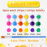 Acrylic Paint Set,48 Paint Pots in 6 Colors,Set of 8 Washable Paint Sets,Acrylic Paint Strips with 8 Pcs Paintbrushes,Craft Paint Sets for Kids & ...