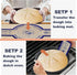 Large Silicone Bread Sling for Dutch Oven 2 Pcs, 10 inch Sourdough Bread Baking Mat,Bread Baking Supplies, 500°F Heat-resistant Sourdough Bread Sl...