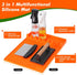 3 in 1 Grill Side Shelf Mat, Large Grill Tool Mat, Heat Resistant Silicone Spatula Mat, Silicone Utensil Rest with Drip Pad for Kitchen, Stovetop,...