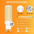 G9 Light Bulb LED 3000K Warm White Dimmable 60W - 80W Halogen Equivalent 8W Led Chandelier Lights Bulb Ceiling Pendant Lighting G9 Bi-Pin Ceramic ...
