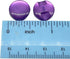 50Pc Purple Cat's Eye Resin Button Kids Shirt Buttons Pearl Buttons Garment Sewing Accessories DIY Crafts 12mm 1/2 Inch...