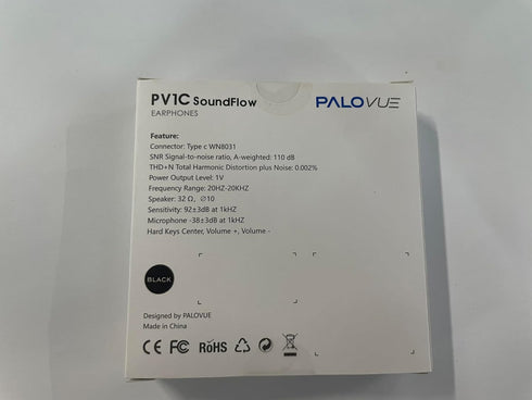 PALOVUE USB Type C Headphones in Ear Earphones Earbuds with Mic and Volume Control Compatible for Google Pixel Samsung Oneplus Huawei Sony MacBook...