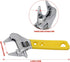 Extra Slim Jaw 4-Inch Adjustable Wrench, Silver, High Carbon Steel...