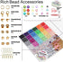 YMSDZHL 6000+PCS Clay Beads Bracelet Making Kit,24 Color DIY Flat Preppy Beads for Friendship Jewelry Making,Polymer Heishi Beads with Charms Gift...