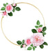 3 Pack Large Metal Floral Hoop Wreath Macrame Gold Hoop Rings(6 Inch8 Inch10 Inch) for Making Wedding Wreath Decor and DIY Dream Catcher Wall Hang...