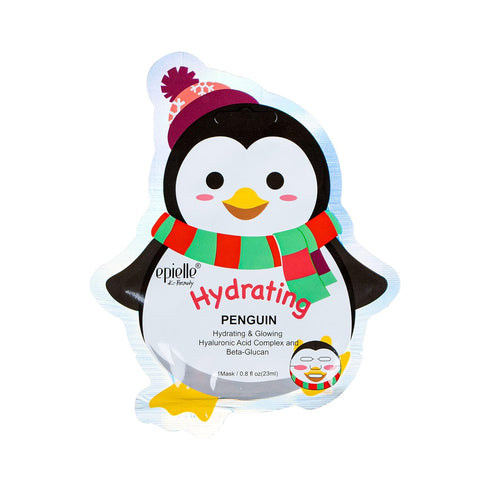 Epielle Christmas Holiday Character Sheet Mask Assortments, Santa, Reindeer, Snowman, Elf, Gingerbread, Penguin| Stocking Stuffers, Christmas Gift...