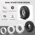 OGRC 1.0 Crawler Tires Super Soft and Sticky with Dual Stage Foam 1.0 RC Tires for SCX24 Gladiator Bronco C10 JLU Deadbolt B17 FCX24 - A/T Pro...