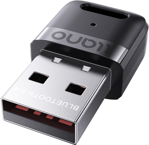 llano USB Bluetooth 5.4 Adapter for PC, Bluetooth Dongle receiver,Driver-Free, Plug & Play for Windows11/10/8.1?for Bluetooth Headphones, Mouse, K...