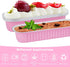25Pack Pink Aluminum Foil Mini Loaf Pans With Lids, 6.8 Oz Rectangle Baking Cups Muffin Tins,Disposable Baking Tins Mini Baking Pans Tins Holders ...