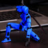 Titan 13 Action Figure, Action Figures, T13 Action Figure 3D Printed Robot Multi-Jointed Movable, Desktop Decorations for Game Lovers (Blue)...