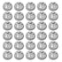35 Pcs 3/8 in. - 1/2 in. Non Metallic Button Push-in Bulk Connector, Plastic Cable Connector Electrical Conduit Fittings, Fits 1/2-Inch Knock Outs...