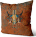Decorative Throw Pillow Case Cushion Cover Sofa Bedroom Buffalo New Mexico Style Southwestern Bison Pillowcase Double Printed Square 18 x 18 Inch ...