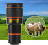 Macro Lens for Phone Telephoto Lens, 12x Cell Phone Camera Len Professional Universal Telephoto Lens, Universal Telephoto Lens Telescopic Focusing...