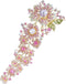 Sindary 7.28" Stylish Long Orchid Flower Large Brooch for Women Pin Austrian Crystal BZ4704...