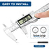 Digital Caliper Measuring Tool, 6 Inch Stainless Steel Vernier Caliper Digital Micrometer with Large LCD Screen, Auto-Off Feature, Easy Switch fro...