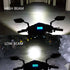 YM E-Bright BA20D Motorcycle bulb Lamp 3 COB 18W LED Bulbs High Low Beam White Pack of 2...