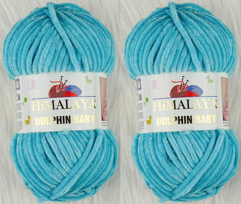 Himalaya Dolphin Baby Yarn Knitting Yarn 2 Skeins 264 Yards 2x100gram Super Bulky Baby Blanket Yarn (80315)......