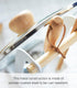 Yamazaki Home Ladle & Lid Rest - Kitchen Utensil Organizer Stand for Cooking Steel + Wood White...