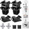 NEEWER 8 PCs Hot Shoe Mount Adapter Kit, Including Triple Cold Shoe Mount, 1/4” Screw Adapter, Flash Stand Bracket, and Hot Shoe Cover for DSLR Ca...