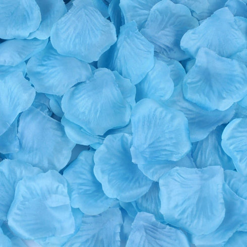 1000 Pcs Artificial Silk Rose Petals Decoration Wedding Party Color Light Blue...