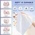 Disposable Face Towel, 100 Count Face Clean Towels, for Washing Soft Cotton Dry Wipes Facial Cloths Towelettes for Washing and Drying, Facial Tiss...