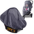 Mosquito Net for Stroller - Grey Sun Shade Protection Infant Stroller Mosquito Net and Car Seat - 2Pack Portable Bug Netting (Grey)...